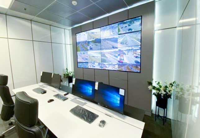 Control room monitors